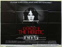 k134 EXORCIST 2: THE HERETIC subway movie poster '77 Blair