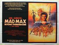 k136 MAD MAX BEYOND THUNDERDOME subway movie poster '85 Gibson
