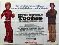 k140 TOOTSIE subway movie poster '82 Dustin Hoffman, Lange