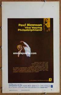 k306 YOUNG PHILADELPHIANS window card movie poster '59 Paul Newman, Keith