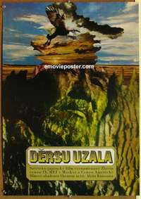 m090 DERSU UZALA Czechoslavakian movie poster '77 Akira Kurosawa, Ziegler art!