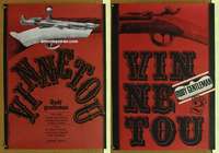 m092 LAST OF THE RENEGADES 2 Czechoslavakian movie posters '84 gun image!