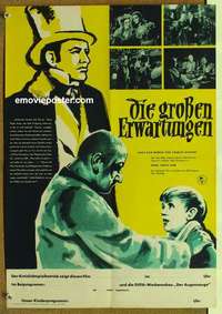m155 GREAT EXPECTATIONS East German 16x22 movie poster '60 Lean
