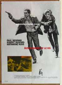 m204 BUTCH CASSIDY & THE SUNDANCE KID French 23x32 movie poster '69