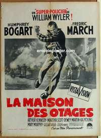 m209 DESPERATE HOURS French 23x32 movie poster '55 Humphrey Bogart