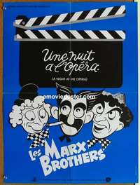 m214 NIGHT AT THE OPERA French 23x32 movie poster R80s Marx Bros