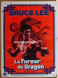 m216 RETURN OF THE DRAGON French 23x32 movie poster '74 Bruce Lee