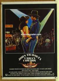 m181 URBAN COWBOY French 15x21 movie poster '80 John Travolta, Winger