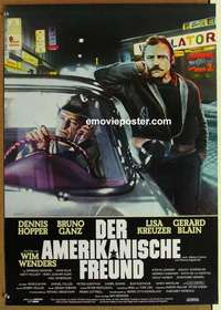 m067 AMERICAN FRIEND German movie poster '77 Hopper, Wim Wenders