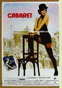 m070 CABARET German movie poster '72 Liza Minnelli, Bob Fosse