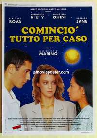 m269 IT ALL STARTED BY CHANCE Italian one-sheet movie poster '93 Raoul Bova