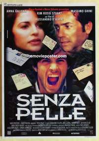 m270 NO SKIN Italian one-sheet movie poster '94 Anna Galiena, D'Alatri