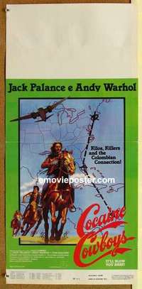 m277 COCAINE COWBOYS Italian locandina movie poster '79 Jack Palance