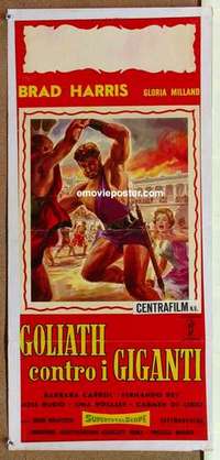 m288 GOLIATH AGAINST THE GIANTS Italian locandina movie poster '63