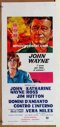 m289 HELLFIGHTERS Italian locandina movie poster '69 John Wayne
