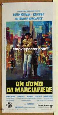 m296 MIDNIGHT COWBOY Italian locandina movie poster '69 Dustin Hoffman