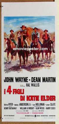 m303 SONS OF KATIE ELDER Italian locandina movie poster R70s John Wayne