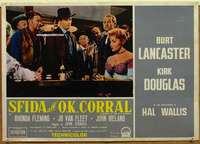 m353 GUNFIGHT AT THE OK CORRAL Italian photobusta movie poster '57