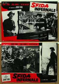 m373 MY DARLING CLEMENTINE 2 Italian photobusta movie posters R60s Ford