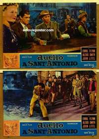 m384 SAN ANTONIO 2 Italian photobusta movie posters R62 Errol Flynn