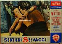 m386 SEARCHERS Italian photobusta movie poster '56 Natalie Wood, Ford