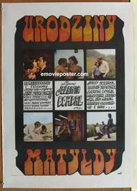 m247 MATILDA'S BIRTHDAY Polish movie poster '74 Jerzy Stawinski