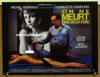 m168 HE DIED WITH HIS EYES OPEN French 15x19 movie poster '85