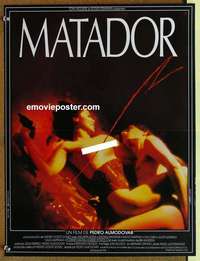 m185 MATADOR French 16x21 movie poster '86 Antonio Banderas, Serna