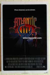 n111 ATLANTIC CITY one-sheet movie poster '81 Burt Lancaster, Sarandon