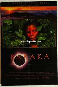 n132 BARAKA one-sheet movie poster '92 Ron Fricke photo documentary!