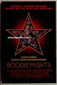 n224 BOOGIE NIGHTS one-sheet movie poster '97 Mark Wahlberg, sex industry!