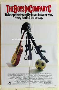 n235 BOYS IN COMPANY C one-sheet movie poster '78 Vietnam War!