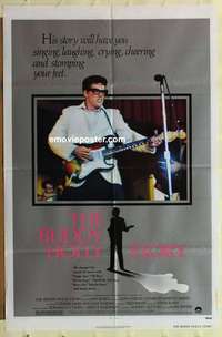 n255 BUDDY HOLLY STORY one-sheet movie poster '78 Gary Busey, rock & roll!