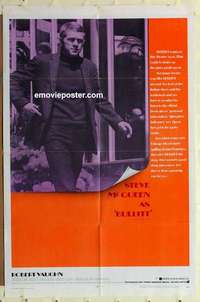 n260 BULLITT one-sheet movie poster '69 Steve McQueen, Robert Vaughn