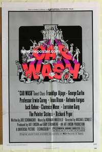 n297 CAR WASH one-sheet movie poster '76 George Carlin, Richard Pryor