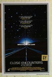 n376 CLOSE ENCOUNTERS OF THE THIRD KIND int'l one-sheet movie poster '77