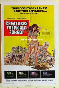 n441 CREATURES THE WORLD FORGOT int'l one-sheet movie poster '71 Julie Ege