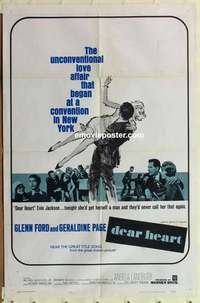n487 DEAR HEART one-sheet movie poster '65 Glenn Ford, Geraldine Page