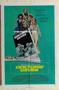 n526 DOCTORS' WIVES one-sheet movie poster '71 Dyan Cannon, Crenna