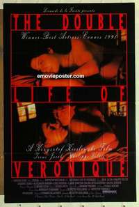 n540 DOUBLE LIFE OF VERONIQUE one-sheet movie poster '91 Irene Jacob