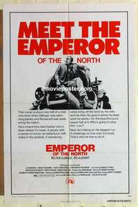 n582 EMPEROR OF THE NORTH POLE one-sheet movie poster '73 Lee Marvin