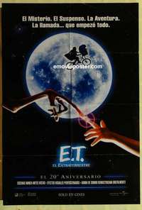 n598 ET Spanish/U.S. DS one-sheet movie poster R02 Steven Spielberg, Barrymore