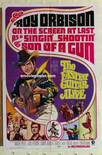 n630 FASTEST GUITAR ALIVE one-sheet movie poster '67 Roy Orbison