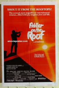 n649 FIDDLER ON THE ROOF one-sheet movie poster R79 Topol, Molly Picon