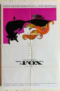 n709 FOX one-sheet movie poster '68 Sandy Dennis, Kier Dullea