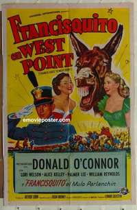 n712 FRANCIS GOES TO WEST POINT Spanish/U.S. one-sheet movie poster '52 O'Connor