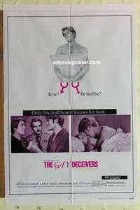 n754 GAY DECEIVERS int'l one-sheet movie poster '69 Kevin Coughlin, Casey