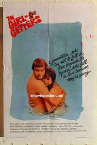 n785 GIRL-GETTERS one-sheet movie poster '65 Oliver Reed, Jane Merrow