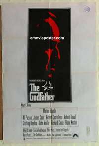 n801 GODFATHER English one-sheet movie poster '72 Francis Ford Coppola