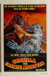 n807 GODZILLA VS BIONIC MONSTER one-sheet movie poster R78 Cosmic Monster!